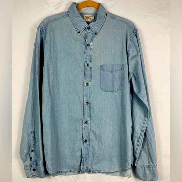 Tried & True Chambray Shirt Faherty - Picture 1 of 8
